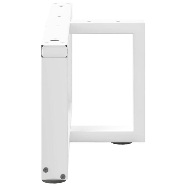 Weiße Couchtischbeine T-Form, 70 cm, 2er Set