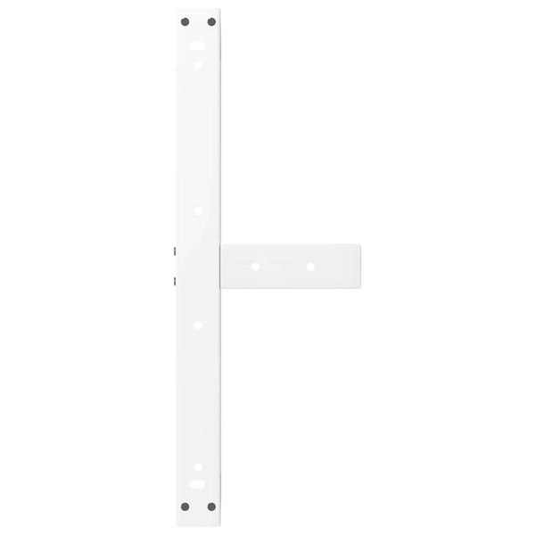 Weiße Couchtischbeine T-Form, 70 cm, 2er Set
