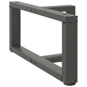 Couchtischbeine T-Form Anthrazit, 2er-Set
