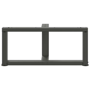 Couchtischbeine T-Form Anthrazit, 2er-Set