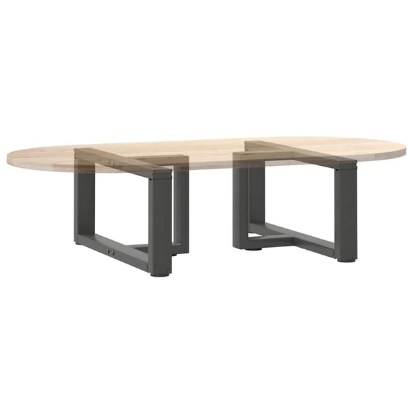 Couchtischbeine T-Form Anthrazit, 2er-Set
