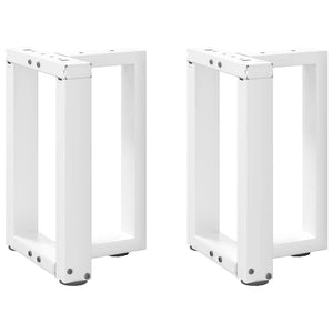 Weiße Couchtischbeine T-Form, 2er Set