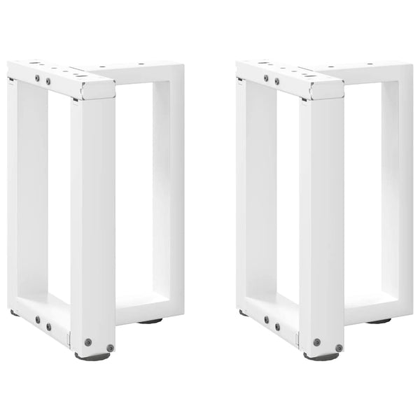 Weiße Couchtischbeine T-Form, 2er Set