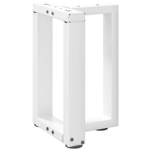 Weiße Couchtischbeine T-Form, 2er Set