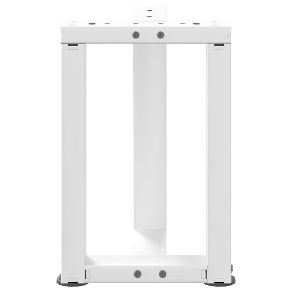 Weiße Couchtischbeine T-Form, 2er Set