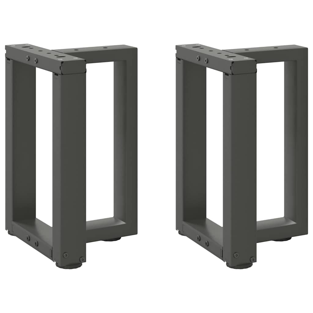 Couchtischbeine T-Form Anthrazit, 2er Set