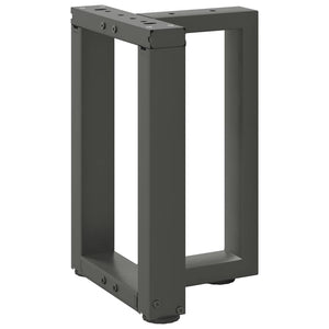 Couchtischbeine T-Form Anthrazit, 2er Set