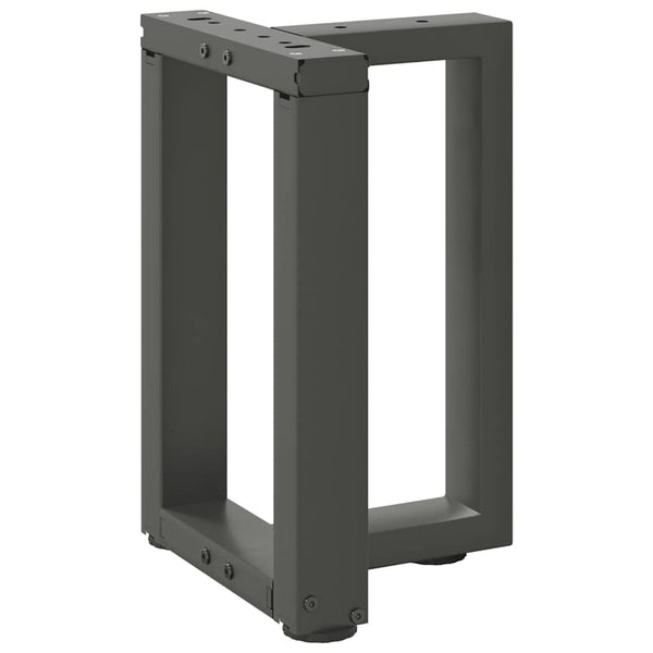 Couchtischbeine T-Form Anthrazit, 2er Set