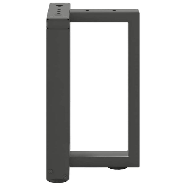 Couchtischbeine T-Form Anthrazit, 2er Set