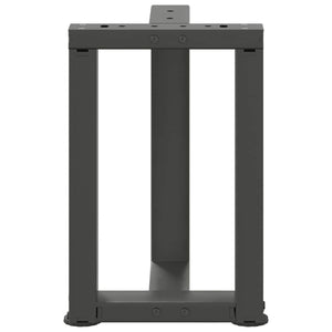 Couchtischbeine T-Form Anthrazit, 2er Set