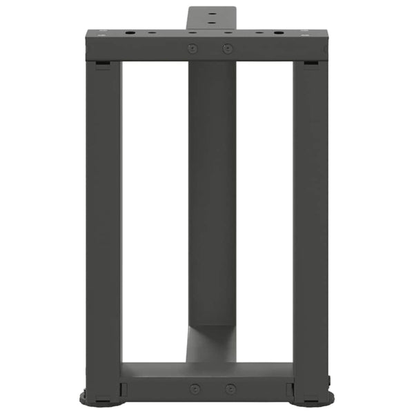 Couchtischbeine T-Form Anthrazit, 2er Set