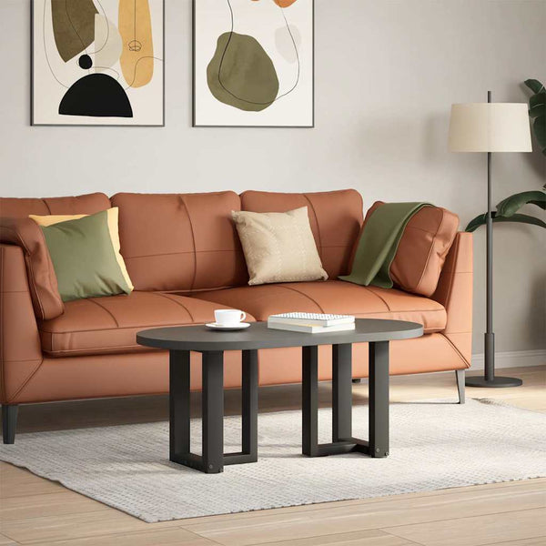 Schwarze Couchtischbeine T-Form, 2er Set