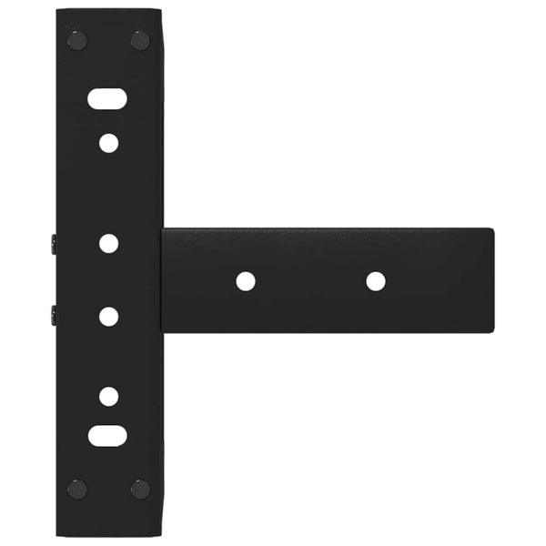 Schwarze Couchtischbeine T-Form, 2er Set
