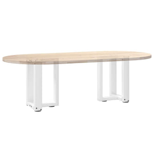 Couchtischbeine T-Form Weiß, 2er-Set