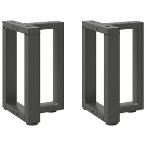 Couchtischbeine T-Form Anthrazit, 2er-Set