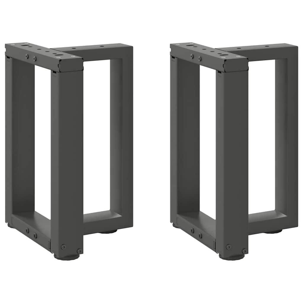 Couchtischbeine T-Form Anthrazit, 2er-Set
