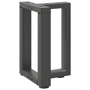 Couchtischbeine T-Form Anthrazit, 2er-Set