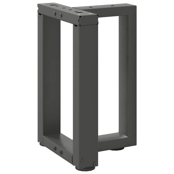 Couchtischbeine T-Form Anthrazit, 2er-Set
