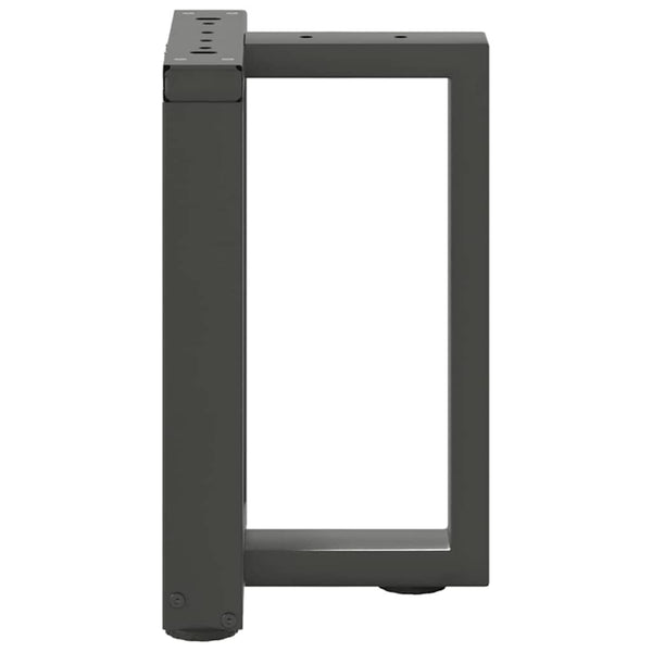 Couchtischbeine T-Form Anthrazit, 2er-Set