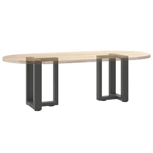 Couchtischbeine T-Form Anthrazit, 2er-Set