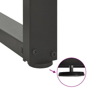 Couchtischbeine T-Form Anthrazit, 2er-Set
