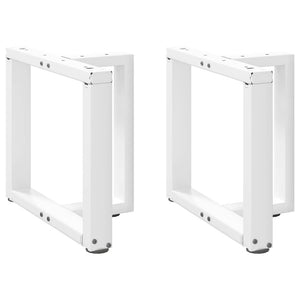 Couchtischbeine T-Form, Weiß, 2er Set