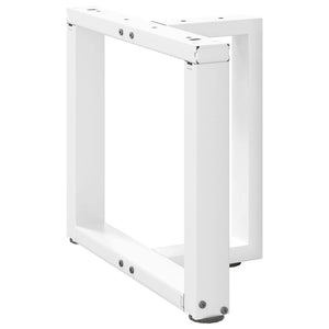 Couchtischbeine T-Form, Weiß, 2er Set