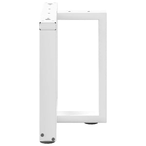 Couchtischbeine T-Form, Weiß, 2er Set