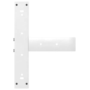 Couchtischbeine T-Form, Weiß, 2er Set
