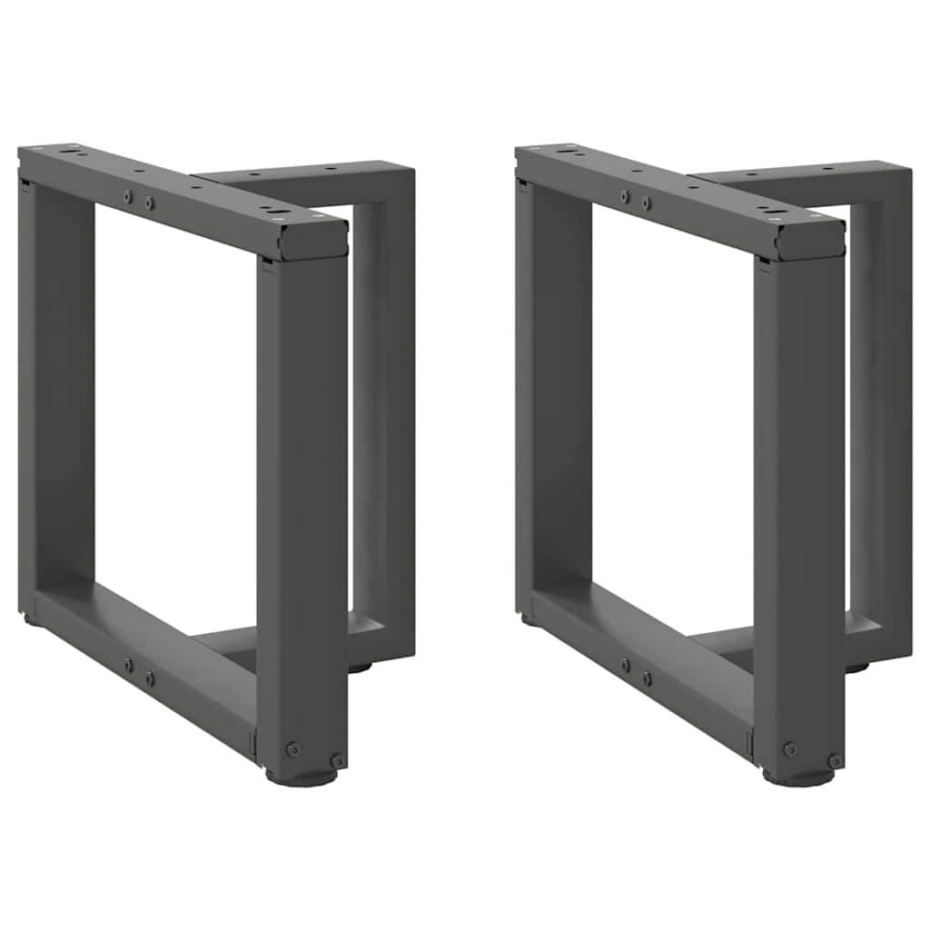 Couchtischbeine T-Form Anthrazit 2er Set
