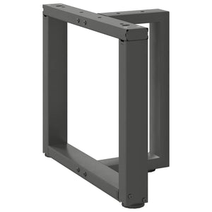 Couchtischbeine T-Form Anthrazit 2er Set