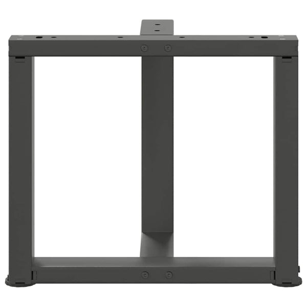 Couchtischbeine T-Form Anthrazit 2er Set