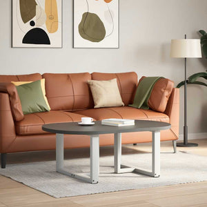 Weiße Couchtischbeine T-Form, 60cm Stahl