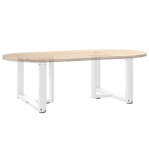 Weiße Couchtischbeine T-Form, 60cm Stahl