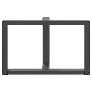 Couchtischbeine T-Form Anthrazit, 2er Set