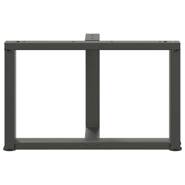 Couchtischbeine T-Form Anthrazit, 2er Set