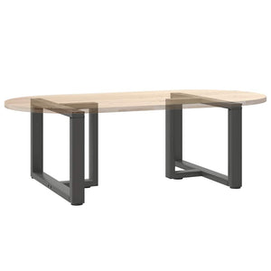 Couchtischbeine T-Form Anthrazit, 2er Set
