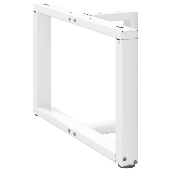 Couchtischbeine T-Form Weiß, 2er-Set