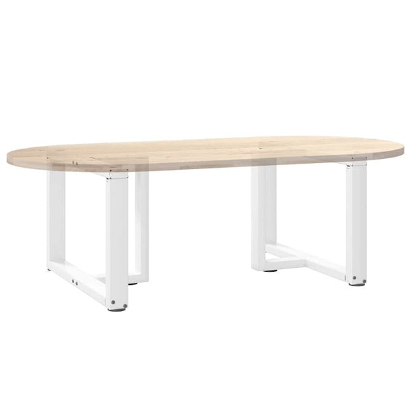 Couchtischbeine T-Form Weiß, 2er-Set