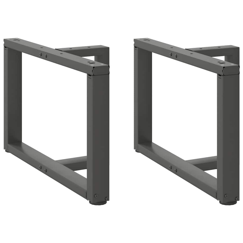 Couchtischbeine T-Form Anthrazit, 2er Set
