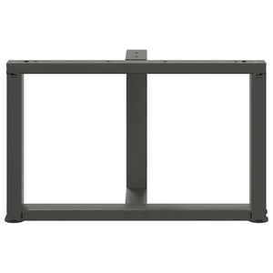 Couchtischbeine T-Form Anthrazit, 2er Set