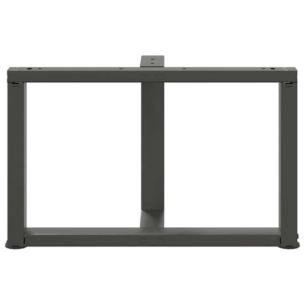 Couchtischbeine T-Form Anthrazit, 2er Set