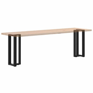 T-Form Konsolentischbeine, Schwarz, 2er Set