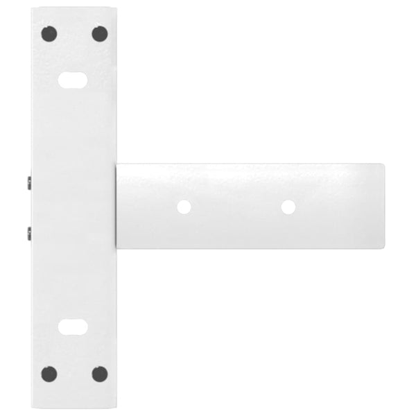 T-Form Konsolentischbeine, Weiß, 2er-Set