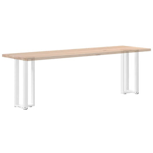 T-Form Konsolentischbeine, Weiß, 2er-Set