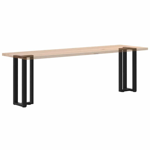 T-Form Konsolentischbeine, Schwarz, 2er-Set
