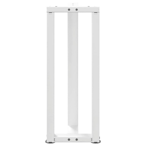 Konsolentischbeine T-Form Weiß, 2er-Set