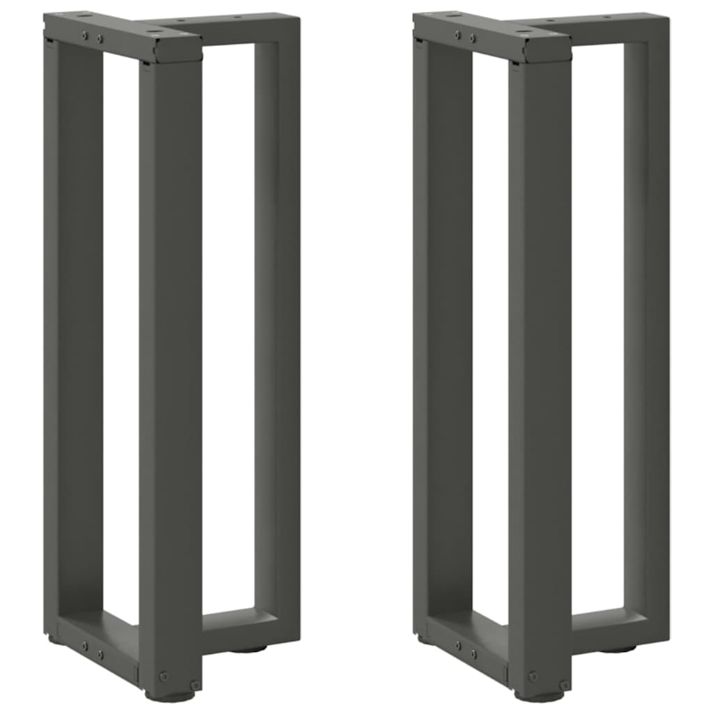 Konsolentischbeine T-Form Anthrazit, 2er-Set