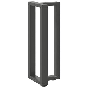 Konsolentischbeine T-Form Anthrazit, 2er-Set