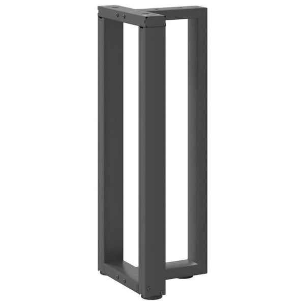 Konsolentischbeine T-Form Anthrazit, 2er-Set